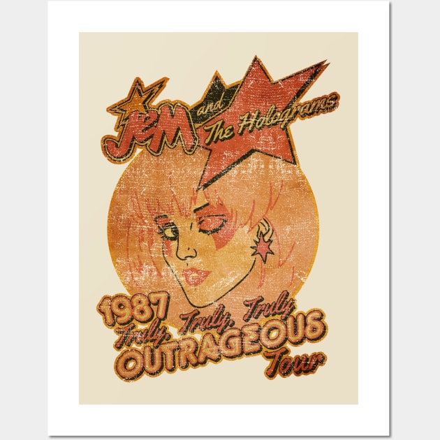 Vintage Jem Outrageous Tour Wall Art by Radenpatah